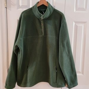 L.L. Bean Vintage‎ Polartec Fleece Pullover Men’s XXLT Green